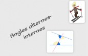 caractrisation angulaire du paralllisme en cinquime en vidos Genially, angles alternes-internes