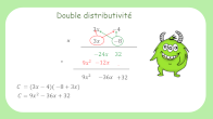 double distributivit en vidos multiplication pose