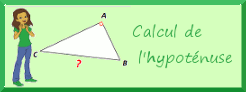 calculer l'hypoténuse d'un triangle rectangle sur scratch