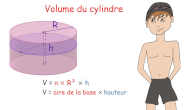 volume du cylindre cinquime en vidos