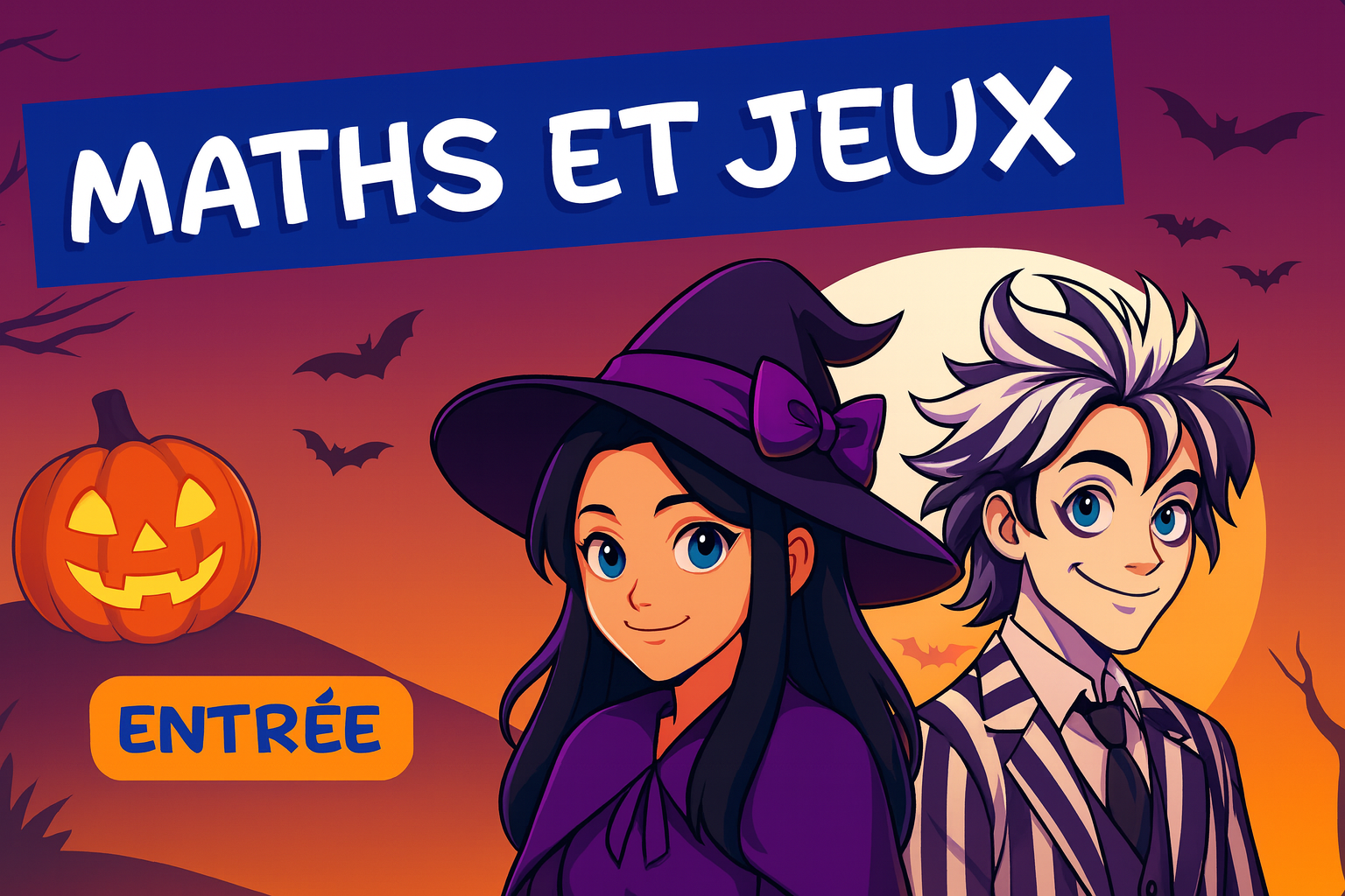 Accueil Jeux de Maths  spcial Halloween