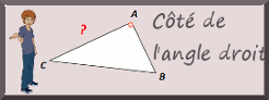 calculer d'un côté de l'angle droit d'un triangle rectangle sur scratch